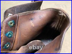 Wwii German M1943 Mountaineer Boots Low Boots- Size 10, Post War Swedish Made