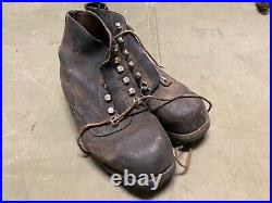 Wwii German M1943 Mountaineer Boots Low Boots- Size 9, Post War Swedish Made
