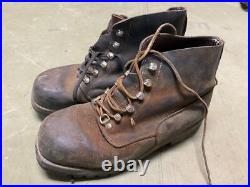 Wwii German M1943 Mountaineer Boots Low Boots- Size 9, Post War Swedish Made