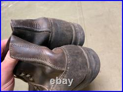 Wwii German M1943 Mountaineer Boots Low Boots- Size 9, Post War Swedish Made