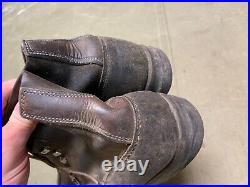 Wwii German M1943 Mountaineer Boots Low Boots- Size 9, Post War Swedish Made
