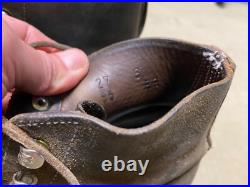 Wwii German M1943 Mountaineer Boots Low Boots- Size 9, Post War Swedish Made