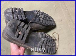 Wwii German M1943 Mountaineer Boots Low Boots- Size 9, Post War Swedish Made