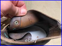 Wwii German M1943 Mountaineer Boots Low Boots- Size 9, Post War Swedish Made