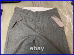 Wwii German M1944 M44 Wool Combat Field Trousers-large 36 Waist