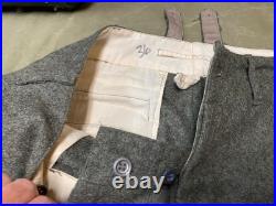 Wwii German M1944 M44 Wool Combat Field Trousers-large 36 Waist