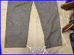 Wwii German M1944 M44 Wool Combat Field Trousers-large 36 Waist