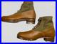 Wwii German M31 Afrika Korp Desert Combat Field Leather Web Low Boots