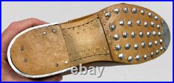 Wwii German M31 Afrika Korp Desert Combat Field Leather Web Low Boots