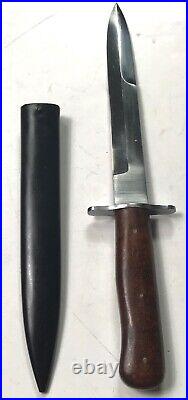 Wwii German M31 Boot Fighting Knife & Scabbard