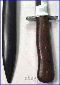 Wwii German M31 Boot Fighting Knife & Scabbard