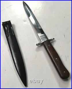 Wwii German M31 Boot Fighting Knife & Scabbard