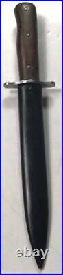 Wwii German M31 Boot Fighting Knife & Scabbard