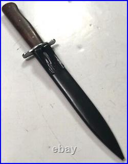 Wwii German M31 Boot Fighting Knife & Scabbard