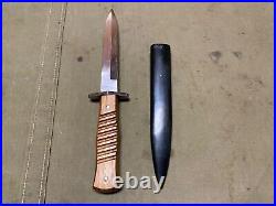 Wwii German M31 Fighting Knife & Scabbard