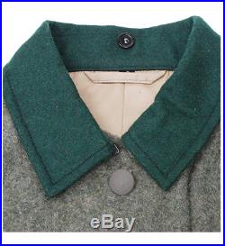 Wwii German M36 Em Gray Green Wool Field Retro Tunic & Trousers, Size L