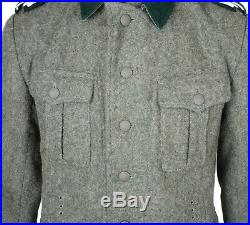 Wwii German M36 Em Wool Field Uniform Tunic & Trousers Size L-32120