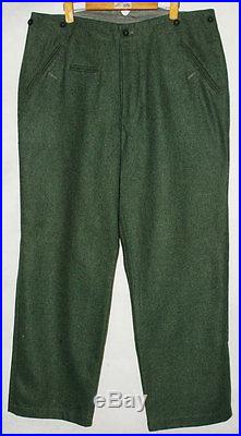 Wwii German M36 Em Wool Field Uniform Tunic & Trousers Size Xxl-32120