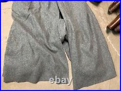 Wwii German M36 M1936 Infantry Em Nco Combat Field Overcoat Greatcoat-medium 40r