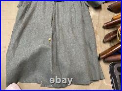 Wwii German M36 M1936 Infantry Em Nco Combat Field Overcoat Greatcoat-medium 40r