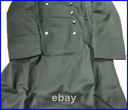 Wwii German M36 M1936 Officer Gabardine Overcoat Greatcoat- Size 3 (44r, 46r)