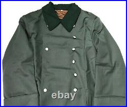 Wwii German M36 M1936 Officer Gabardine Overcoat Greatcoat- Size 3 (44r, 46r)