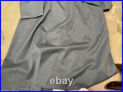 Wwii German M40 1940 Infantry Officer Gabardine Combat Field Overcoat-2xl 48-50r