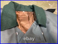 Wwii German M40 1940 Infantry Officer Gabardine Combat Field Overcoat-2xl 48-50r