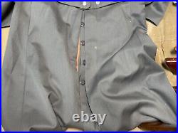 Wwii German M40 1940 Infantry Officer Gabardine Combat Field Overcoat-2xl 48-50r