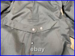 Wwii German M40 1940 Infantry Officer Gabardine Combat Field Overcoat-2xl 48-50r