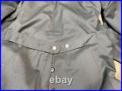 Wwii German M40 1940 Infantry Officer Gabardine Combat Field Overcoat-2xl 48-50r