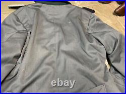Wwii German M40 1940 Infantry Officer Gabardine Combat Field Overcoat-2xl 48-50r