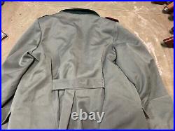 Wwii German M40 1940 Infantry Officer Gabardine Combat Field Overcoat-2xl 48-52r