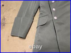 Wwii German M40 1940 Infantry Officer Gabardine Combat Field Overcoat-medium 42r