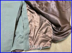 Wwii German M40 1940 Infantry Officer Gabardine Combat Field Overcoat-medium 42r