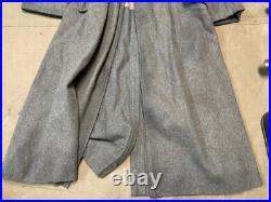 Wwii German M42 1942 Infantry Em Nco Combat Field Overcoat Greatcoat-medium 40r