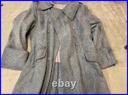 Wwii German M42 1942 Infantry Em Nco Combat Field Overcoat Greatcoat-medium 40r