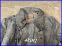 Wwii German M42 1942 Infantry Em Nco Combat Field Overcoat Greatcoat-medium 40r