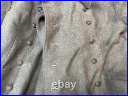 Wwii German M42 1942 Infantry Em Nco Combat Field Overcoat Greatcoat-medium 40r