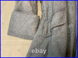 Wwii German M42 1942 Infantry Em Nco Combat Field Overcoat Greatcoat-medium 40r