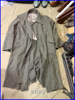 Wwii German M42 1942 Infantry Em Nco Combat Field Overcoat Greatcoat-xlarge 48r