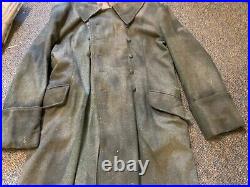 Wwii German M42 1942 Infantry Em Nco Combat Field Overcoat Greatcoat-xlarge 48r