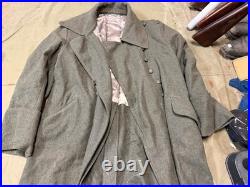 Wwii German M42 1942 Infantry Em Nco Combat Field Overcoat Greatcoat-xlarge 48r
