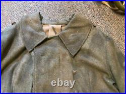 Wwii German M42 1942 Infantry Em Nco Combat Field Overcoat Greatcoat-xlarge 48r