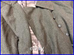 Wwii German M42 1942 Infantry Em Nco Combat Field Overcoat Greatcoat-xlarge 48r