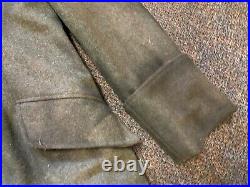 Wwii German M42 1942 Infantry Em Nco Combat Field Overcoat Greatcoat-xlarge 48r
