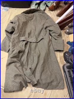 Wwii German M42 1942 Infantry Em Nco Combat Field Overcoat Greatcoat-xlarge 48r