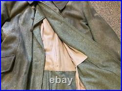 Wwii German M42 1942 Infantry Em Nco Combat Field Overcoat Greatcoat-xlarge 48r