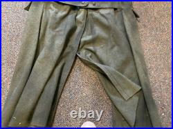 Wwii German M42 1942 Infantry Em Nco Combat Field Overcoat Greatcoat-xlarge 48r