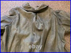Wwii German M42 1942 Infantry Em Nco Combat Field Overcoat Greatcoat-xlarge 48r
